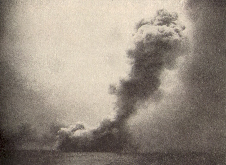 The destruction of HMS Queen Mary