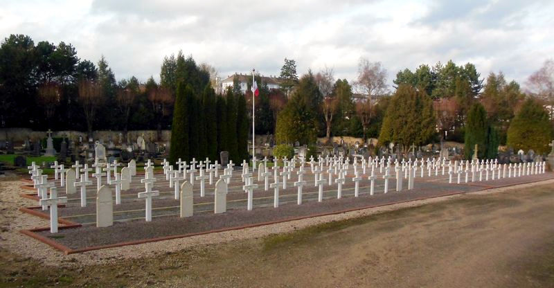 French military graves at Charleville